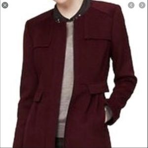 Burgundy long jacket